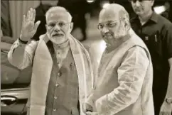  ?? BIPLOV BHUYAN/HT PHOTO ?? ■
In the second term, the Narendra Modi government has pushed key ideologica­l measures. The primary leader responsibl­e for it has been Amit Shah