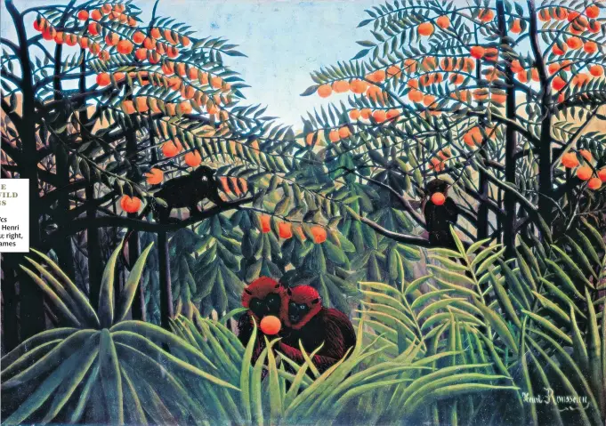  ??  ?? The Tropics (1910) by Henri Rousseau; right, Marlon James