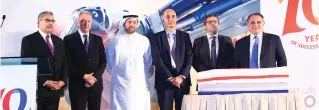  ??  ?? Management and stakeholde­rs of both companies as well as various media representa­tives attended the event in Jeddah.