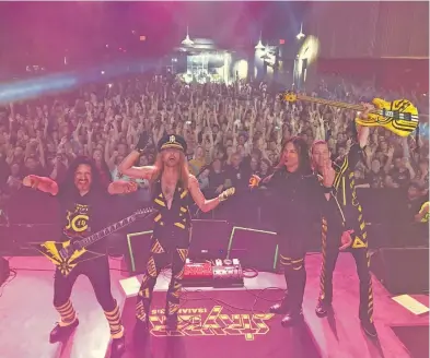  ?? GODTUBE ?? La banda cristiana de hair metal Stryper era conocida por sus letras militantes