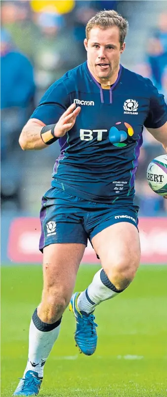  ??  ?? Prop Allan Dell will make his first start of the warm-up games as Scotland face Georgia in Tbilisi this evening. Picture: SNS Group.