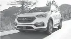  ??  ?? The 2017 Santa Fe Sport HYUNDAI