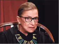  ?? Olivier Douliery / TNS ?? Supreme Court Justice Ruth Bader Ginsburg.