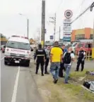  ?? KEYNA C. ?? La muchacha iba camino al trabajo cuando sufrió el accidente.