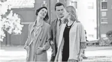  ?? CLAIRE FOLGER ?? Elizabeth Marston (Rebecca Hall), William Marston (Luke Evans) and Olive Byrne (Bella Heathcote) enjoy a unique bond in Professor Marston and the Wonder Women.