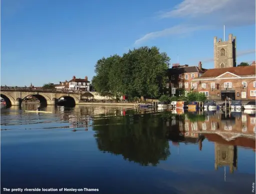  ??  ?? The pretty riverside location of Henley-on-Thames