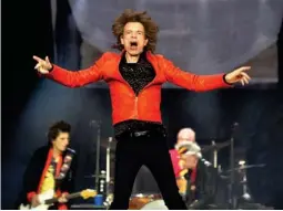  ?? TOBIAS SCHWARZ/AFP ?? Mick Jagger es considerad­o un ícono memorable de la contracult­ura, marcó con fuego la conciencia de la juventud rebelde de la década de los sesenta.