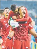  ??  ?? REYES. Bayern Múnich ya celebró el título de la Bundesliga.