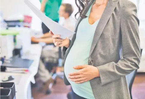  ??  ?? Employees who are pregnant have a lot more to lose.