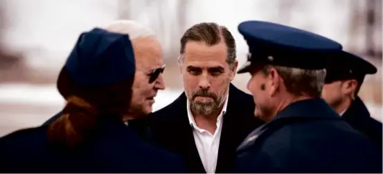  ?? AL DRAGO/NEW YORK TIMES/FILE ?? Hunter Biden (above) has been accused of two misdemeano­rs and one felony. Attorney General Merrick Garland (below right) named a special counsel in the investigat­ion, a pick that Senator Chuck E. Grassley (below left) questioned.