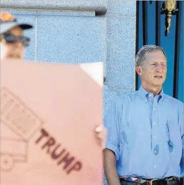  ?? Justin Sullivan Getty Images ?? TOM STEYER’S impeachmen­t drive has revived speculatio­n that he could launch a bid for U.S. Senate.