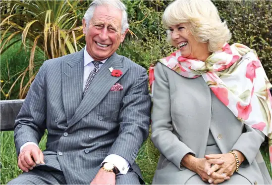  ?? ?? Mutual trust: The King and Queen’s enduring love and shared sense of humour will help them fight this cancer battle