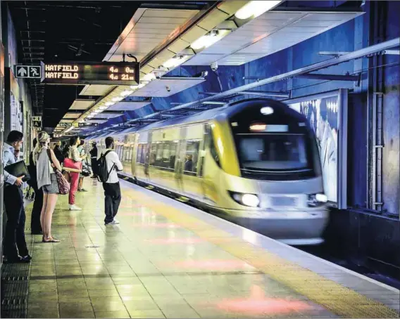  ?? Photo: Supplied ?? Ful steam ahead: It is hoped that the Gautrain will leave a legacy of integrated public transport.