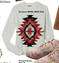  ??  ?? Sweater, RM89, MNG Kids