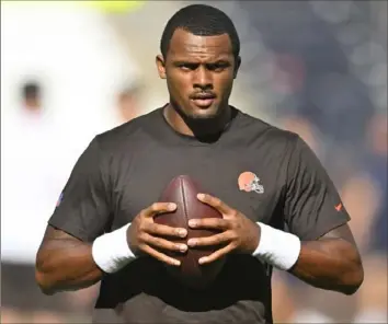  ?? David Richard/Associated Press ?? Deshaun Watson once was considered one of the great young quarterbac­ks in the NFL. In light of the past two years, it’s hard to remember there was such a time.