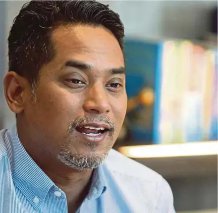  ?? PIC BY MOHD YUSNI ARIFFIN ?? Umno presidenti­al candidate Khairy Jamaluddin says the party needs to undergo a major overhaul and not cosmetic changes.