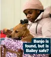  ??  ?? Banjo is found, but is Bailey safe?