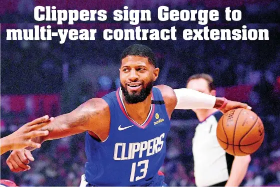 Clippers lock down Paul George with multiyear contract extension