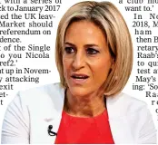  ??  ?? REBUKED: Emily Maitlis said the BBC caved in to No10