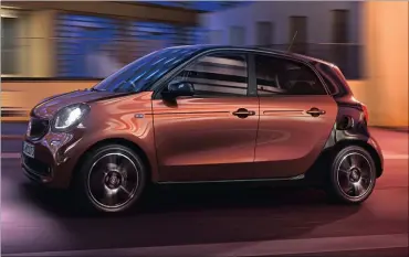  ??  ?? The new Smart Forfour.