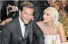  ?? GETTY ?? Mit «A Star is Born» sind Bradley Cooper und Lady Gaga nominiert.