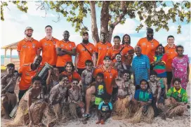  ?? ?? Cairns Taipans' pre-season trip to Bamaga.