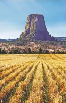  ??  ?? Devils Tower, en Wyoming.