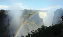  ?? ?? The event for destinatio­n weddings will be held amidst the breathtaki­ng Victoria Falls in Zimbabwe.