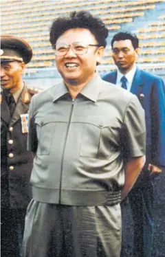  ?? AFP ?? Kim Jong-il
( 1994-2011)
Tras la muerte de su padre en 1994, Kim Jong-il aumentó los gastos en defensa y en el programa nuclear.