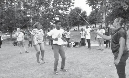  ?? Photo: Ikechukwu Ibe ?? Fun seekers at Jabi Lake in Abuja recently