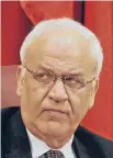  ??  ?? Saeb Erekat