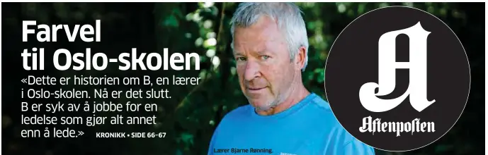  ??  ?? Laerer Bjarne Rønning.