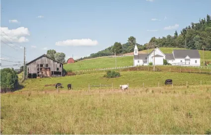  ?? Photos by Mike Belleme / New York Times ?? A farm on the road from Bristol, Va., to the Carter Family Fold. The Bristol Sessions were so influentia­l they came to be known as the “big bang” of country music.