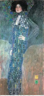  ??  ?? Garantiert echt: Klimts Emilie Flöge, Wien Museum, 1902