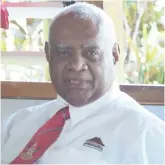  ?? Photo: Arieta Vakasukawa­qa ?? iTaukei Affairs Board deputy chief executive officer Apakuki Kurusiga at Nadave, Tailevu, yesterday.