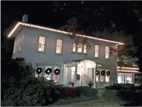  ?? Contribute­d ?? The historic Oakleigh Home at 335 S. Wall St. will be open on Thursday, Dec. 5, from 5:30 to 7 p.m. as the Historical Society hosts the Gordon County Chamber of Commerce’s annual Holiday Business After Hours Event.