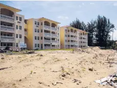  ?? ?? Condominio Sol y Playa, a four-story building in Rincon, Puerto Rico. There was conflict over rebuilding its swimming pool.