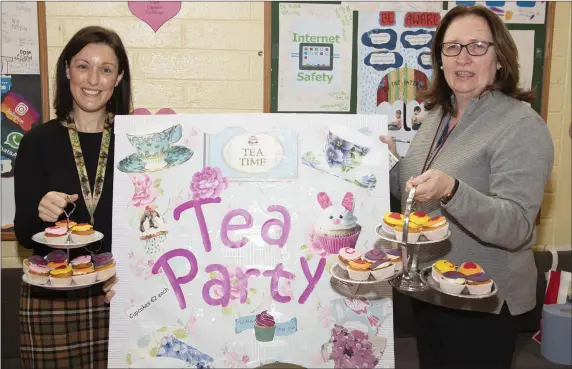  ??  ?? At last week’s Tea Party in St. Ita’s were Michelle Myles and Ellen Harrison.