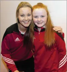  ??  ?? Karen Maloney and Katie Davey at the Civic Reception.