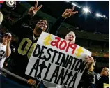  ?? SEAN GARDNER / GETTY IMAGES ?? Saints fans could be invading our city for the Super Bowl at Mercedes-Benz Stadium on Feb. 3 if the NFC’s top seed takes care of business in the playoffs.