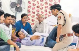  ?? RAJ K RAJ/HT PHOTO ?? Delhi minister Kapil Mishra, who says he is on an indefinite hunger strike, at his house.