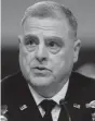  ?? Andrew Harnik, Associated Press file ?? Gen. Mark Milley, Army chief of staff, speaks to the Senate Armed Services Committee in May 2017 about the Army’s budget for this year.