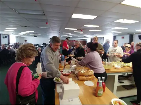  ?? ZACHARY SRNIS — THE MORNING JOURNAL ?? UAW Local 2000held a luncheon at the Lorain Community Senior Center, Feb. 16.