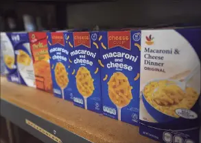  ?? Brian A. Pounds / Hearst Connecticu­t Media file photo ?? A file photo shows items in the pantry at the West Haven Emergency Assistance Task Force.