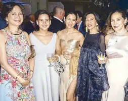  ??  ?? Bettina, Andi and Dani Osmeña, Lulu Tan Gan, Marivic Rufino