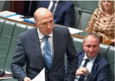  ??  ?? Immigratio­n Minister Peter Dutton.