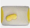  ??  ?? Chamomile Pillow with Eye Mask Set, $79, Sleepcount­ry.ca (Dormezvous.com in Quebec)