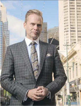  ?? ARYN TOOMBS/ CALGARY HERALD ?? Todd Hirsch, chief economist with ATB Financial, says low oil prices led ATB to “darken” its forecast for the province’s economy.