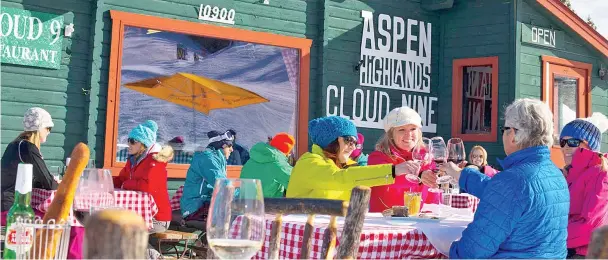  ??  ?? This Colorado ski patrol hut found new life as one of the most vibrant hangouts in Aspen Colorado. — WP-Bloomberg photos