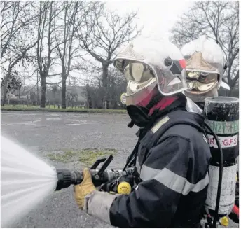  ??  ?? Les soldats du feu de Sillé sont intervenus fois en .